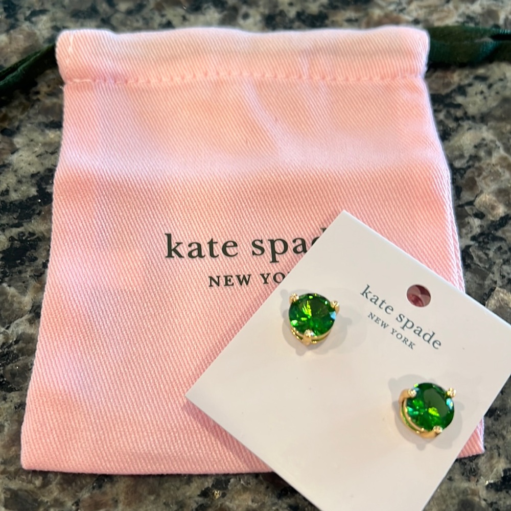 Green Kate Spade Earrings